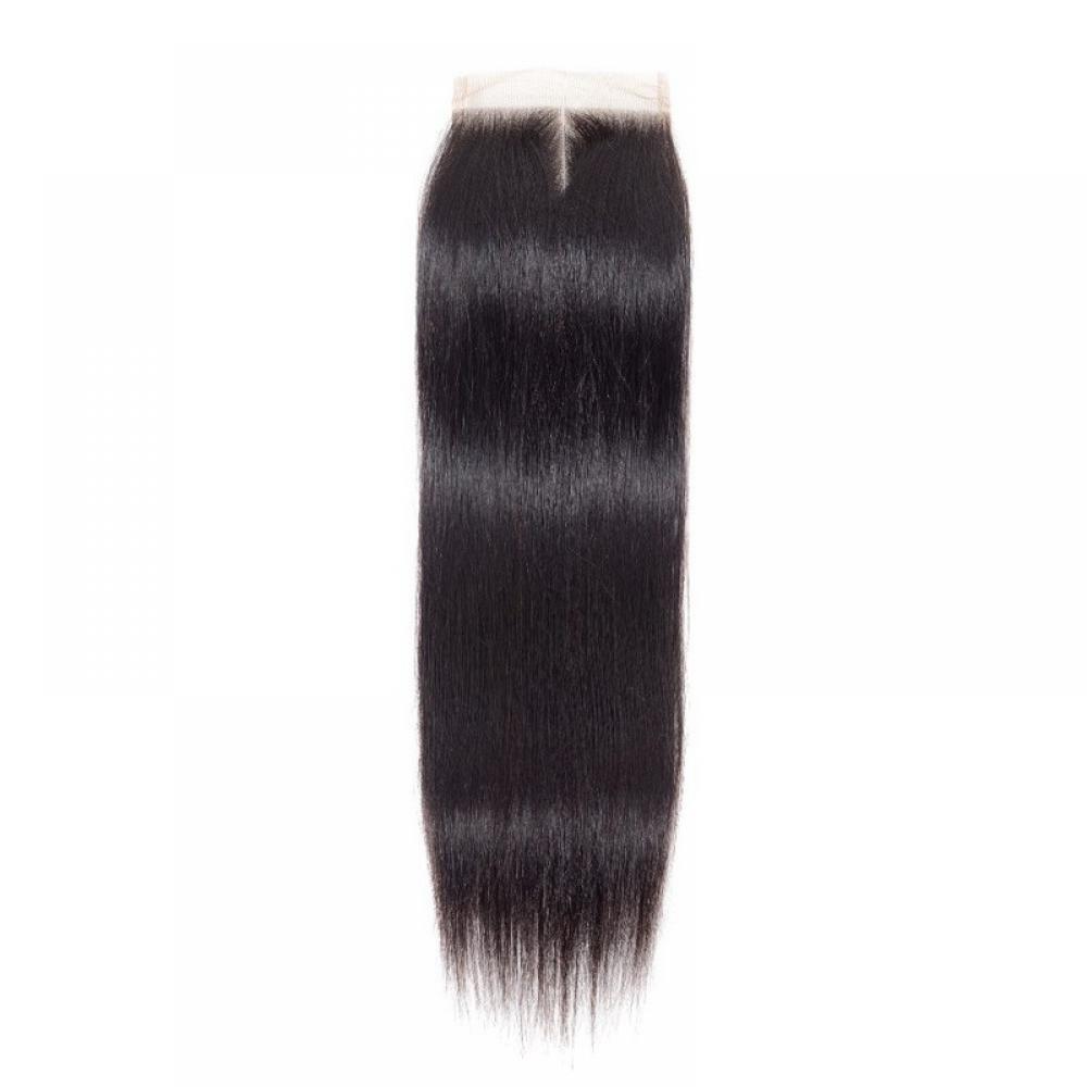 Buy cheap 4X4 Straight Human Hair Lace Closure from Uyasi